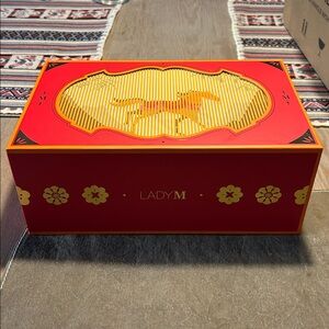 2026 Year of the Horse Lady M Red and Gold Decorative Box (***box only***)